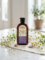 Champú para cabello teñido CAMOMILA Y ACEITE DE LINO 350ml