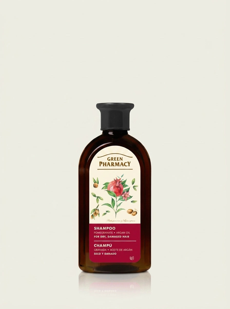 Champú para cabello seco y dañado ACEITE de ARGÁN y GRANADA 350ml
